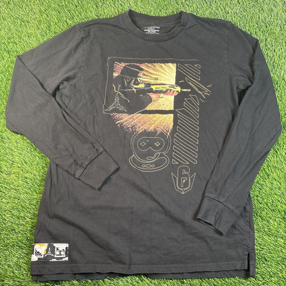 Space Station Gaming Long sleeve Shirt Sz Large Gamer
